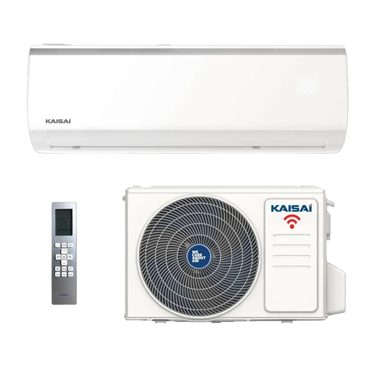 6x SET Nástěnná klimatizace KAISAI FLY 5,3 kW KWX-18KRHI/KWX-18KRHO
