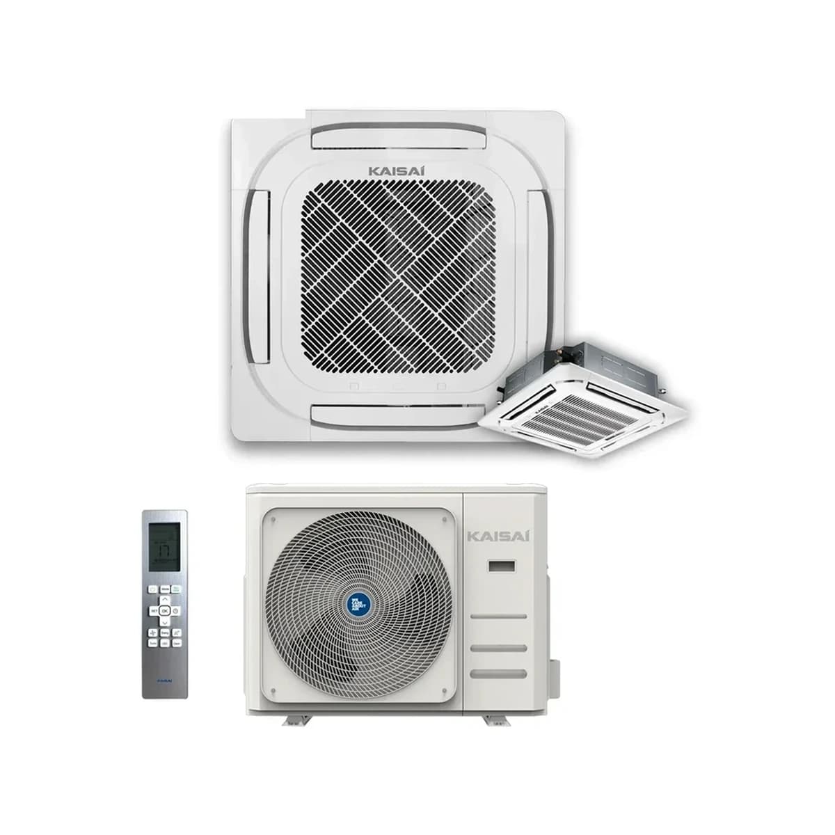 SADA Kazetová klimatizace SUPER SLIM KAISAI 10,6 kW KCD-36HRG32X/KOD30U-36HFN32X a KCD-HR