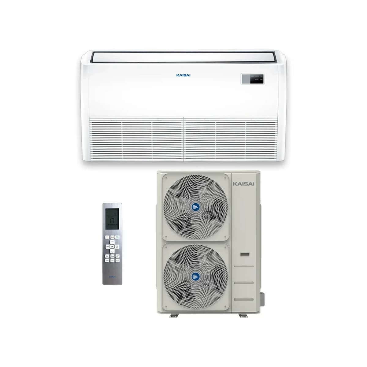 Sada podstropní/parapetní klimatizace KAISAI KUE-48HRG32X/KOE30U-48HFN32X, 14,1 kW