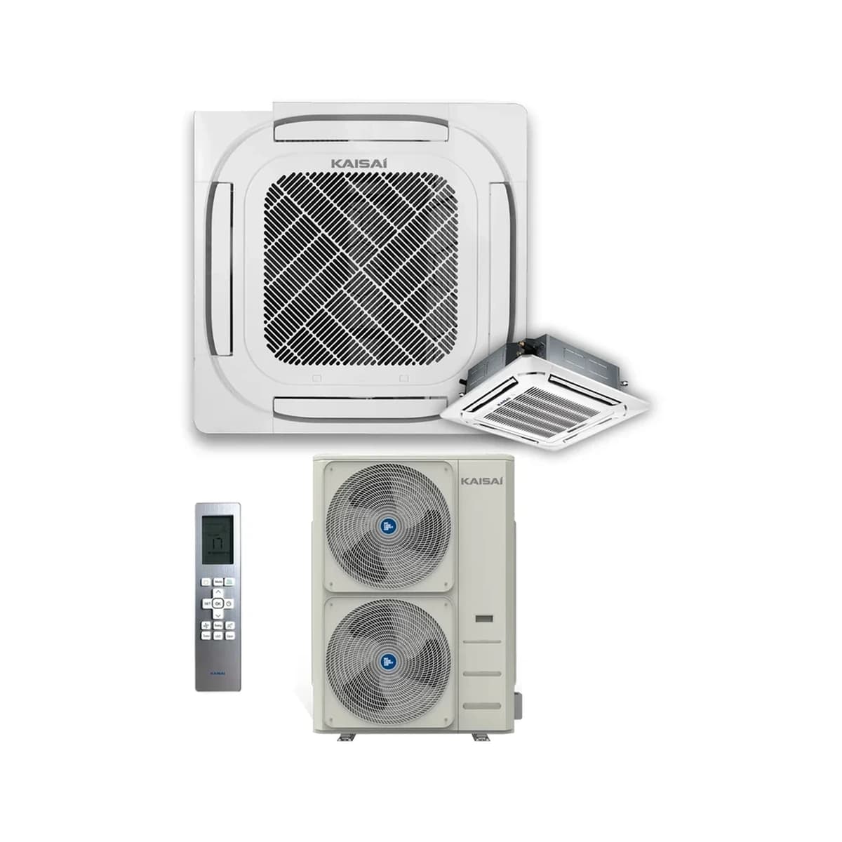 SADA Kazetová klimatizace SUPER SLIM KAISAI 14,1 kW KCD-48HRG32X/KOE30U-48HFN32X a KCD-HR