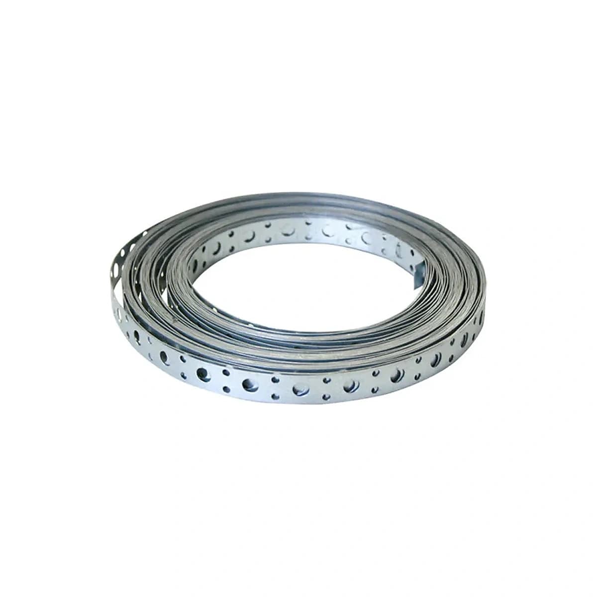 Perforovaná pozinkovaná páska 0,5 × 17 mm, 25 m