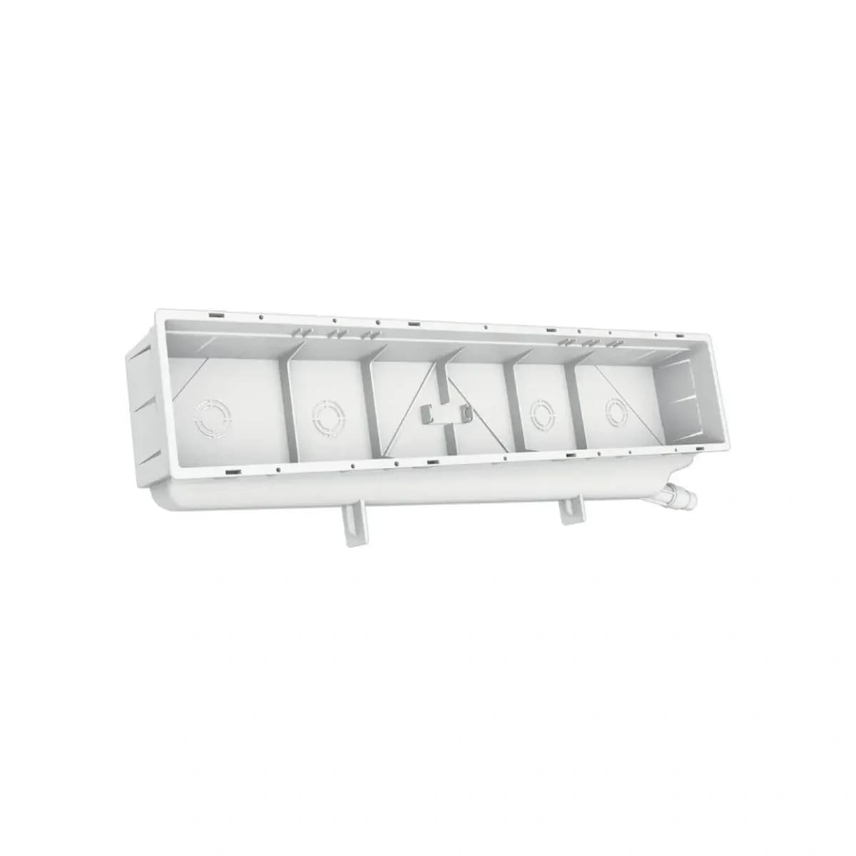 Podomítková PVC příprava pro instalaci s žlabem pro odvod kondenzátu 56x100x520mm