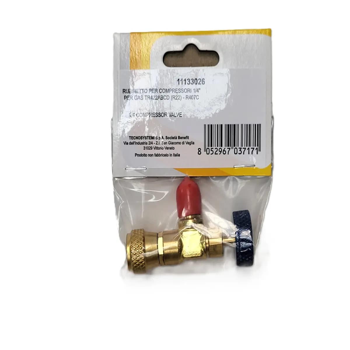 Servisní ventil 1/4" R407C - R22