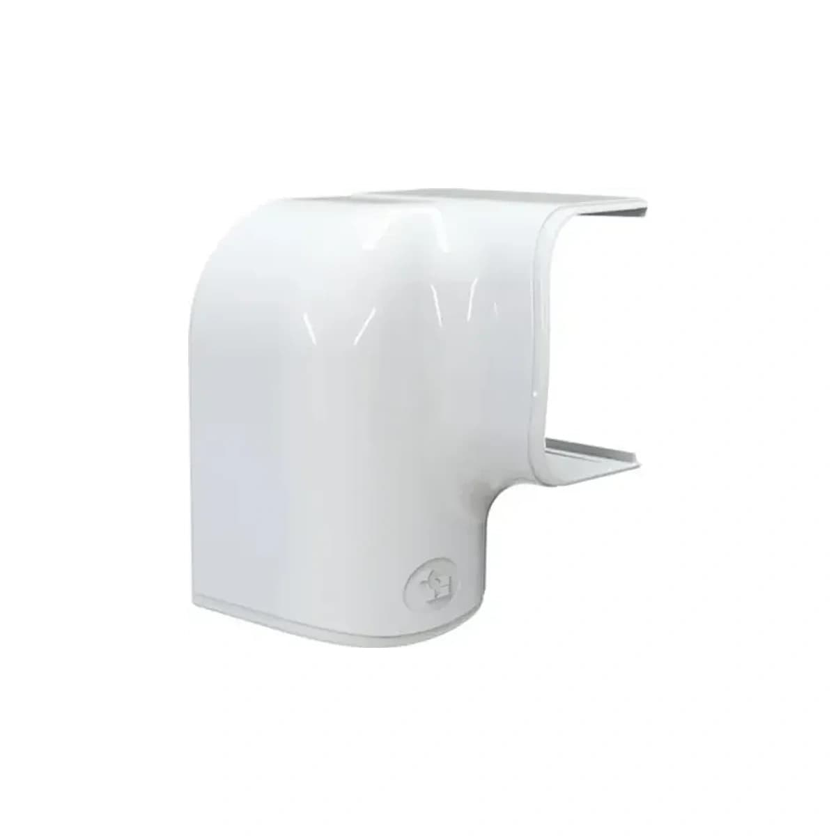 Pravý svislý PVC přechod ze stěny na stěnu, 78 × 58 mm