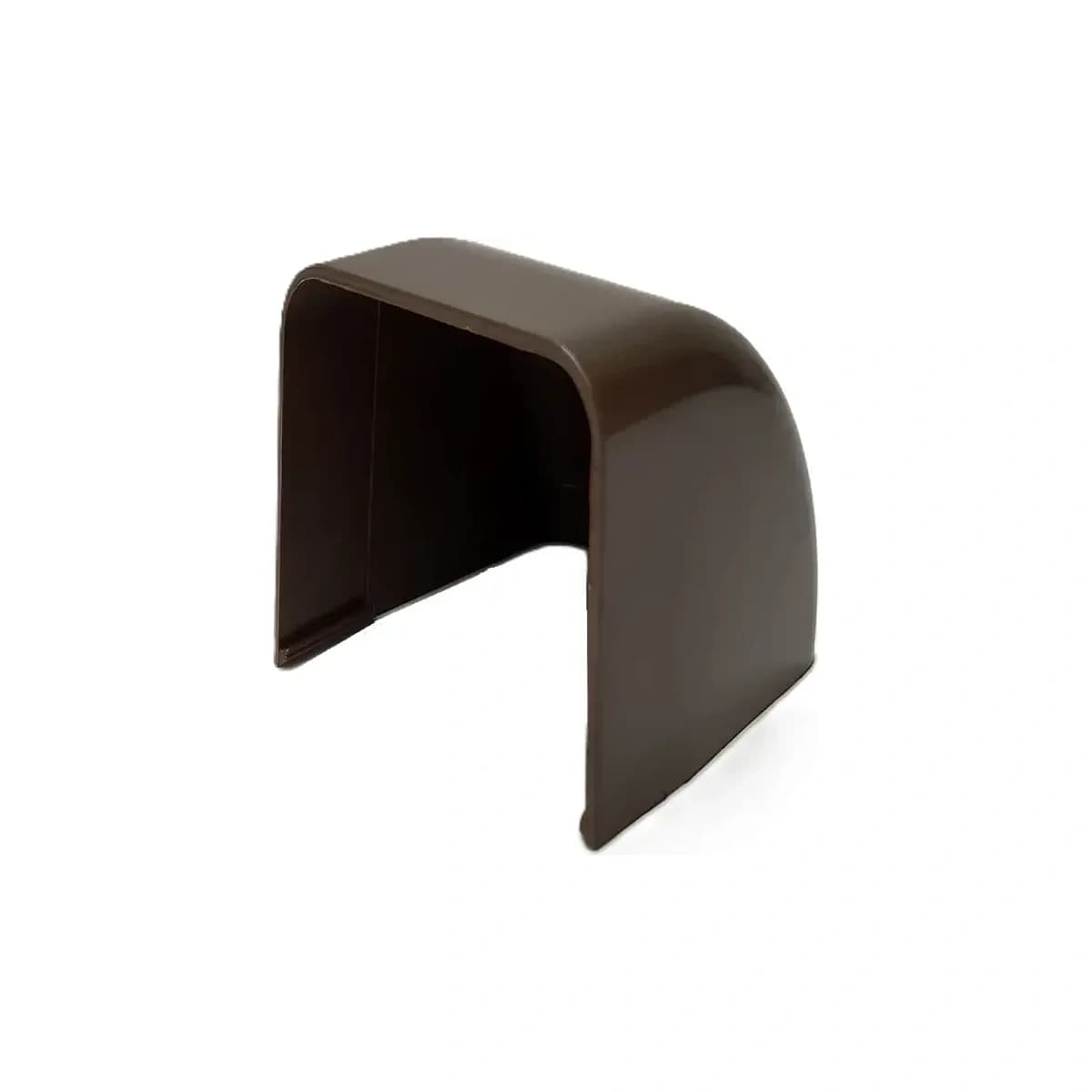 Koncovka žlabu Artiplastic 0808 TT-M, 80 × 60 mm, hnědá