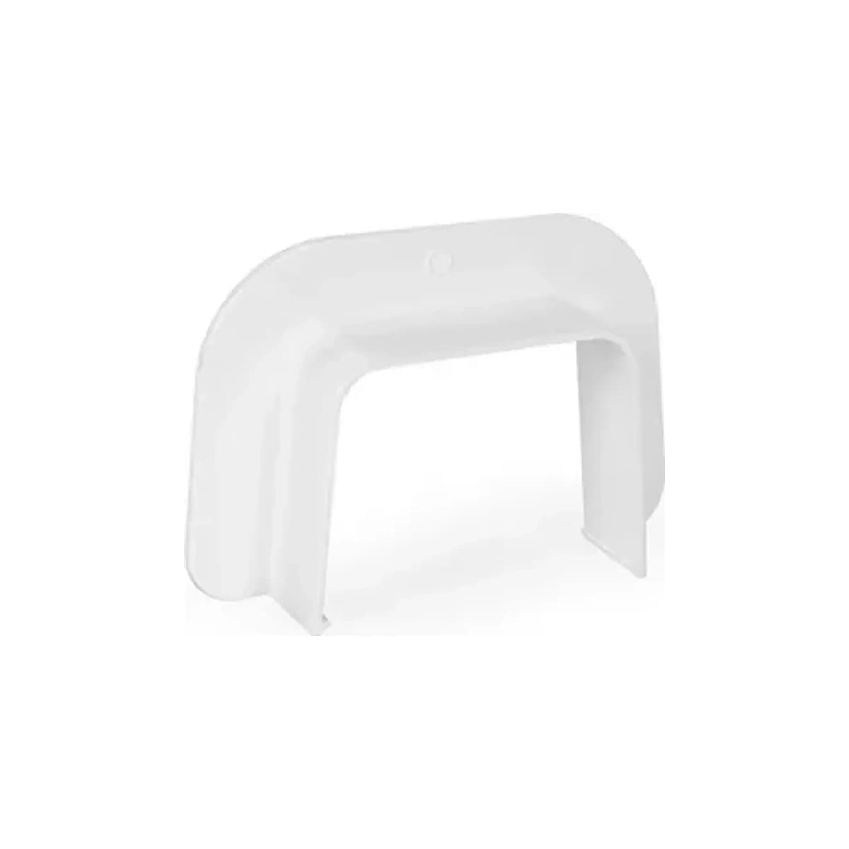 Kryt průchodu stěnou 80x60mm k žlabu Artiplastic 0810PM-W bílý PVC průchod stěnou s lištou 16 ks