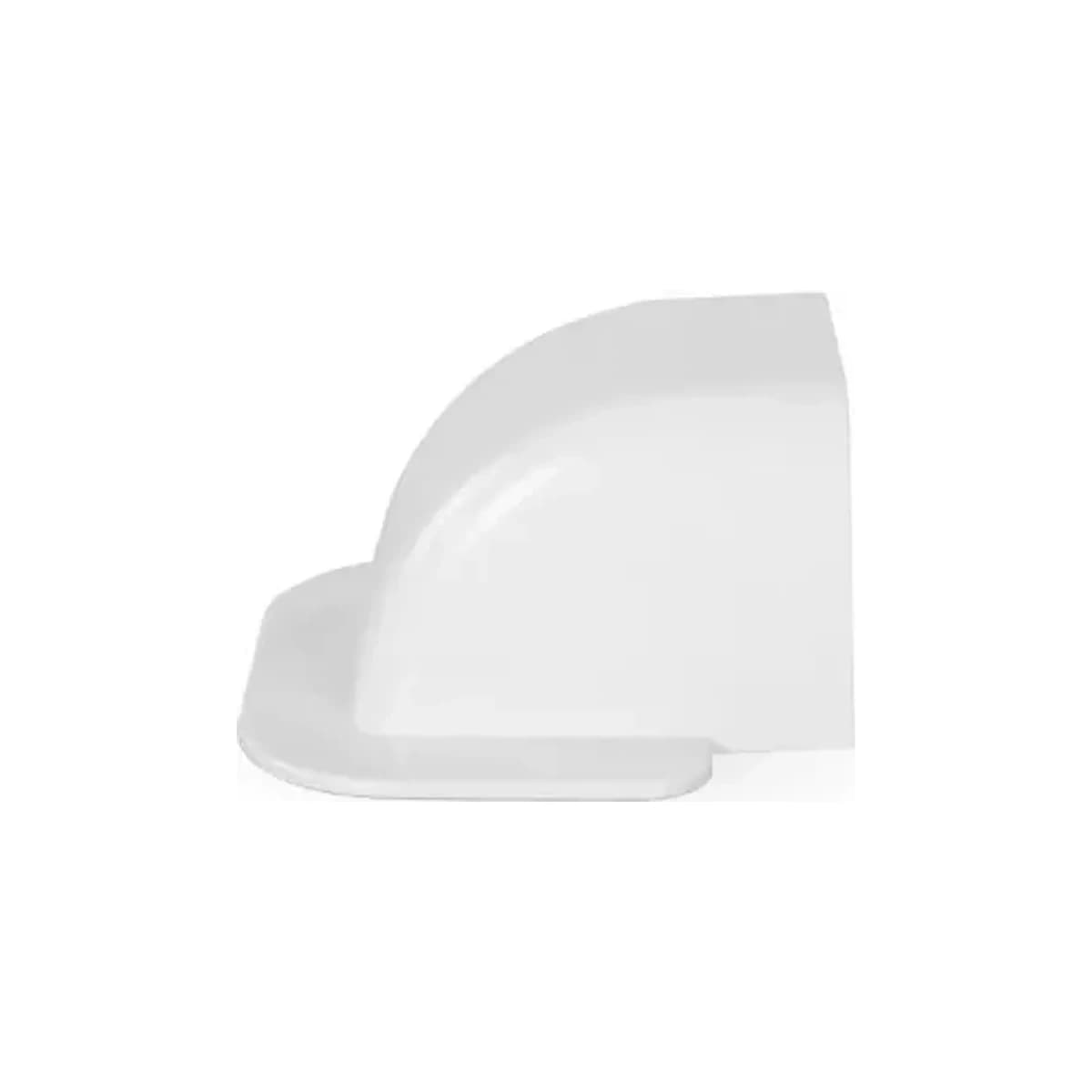 Nástěnné koleno Artiplastic CANALSPLIT 08 0809 CM-W, 80 × 60 mm, balení 6 ks, bílé PVC