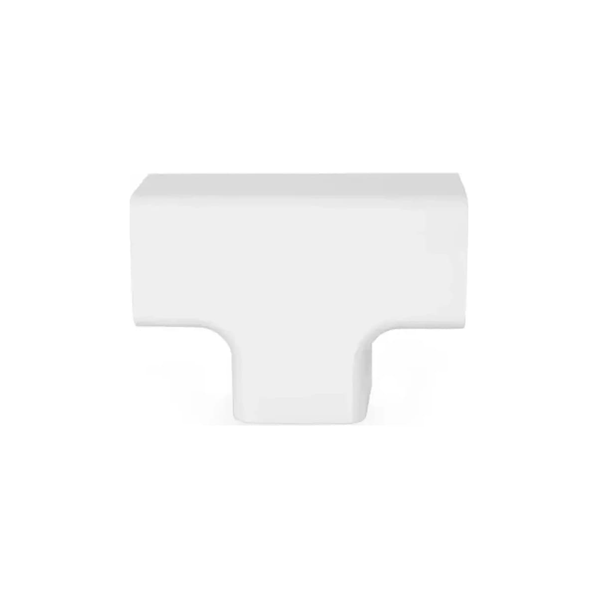T-kus 80x60mm k žlabu artiplastic 0813DT-W bílé PVC 4 ks