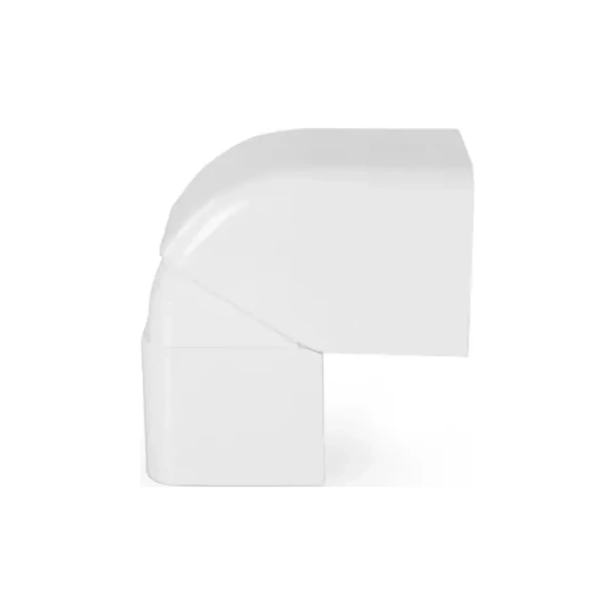 Nastavitelný vnější roh k žlabu 80x60mm artiplastic 0821ER-W bílé PVC 6 ks
