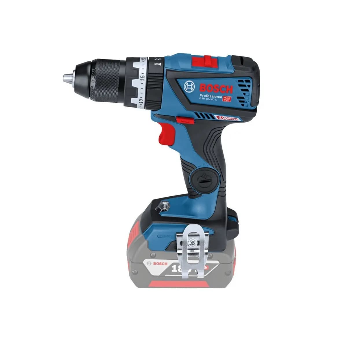 Akumulátorový šroubovák GSB 18V-90 C solo, BOSCH 0.601.9G2.102