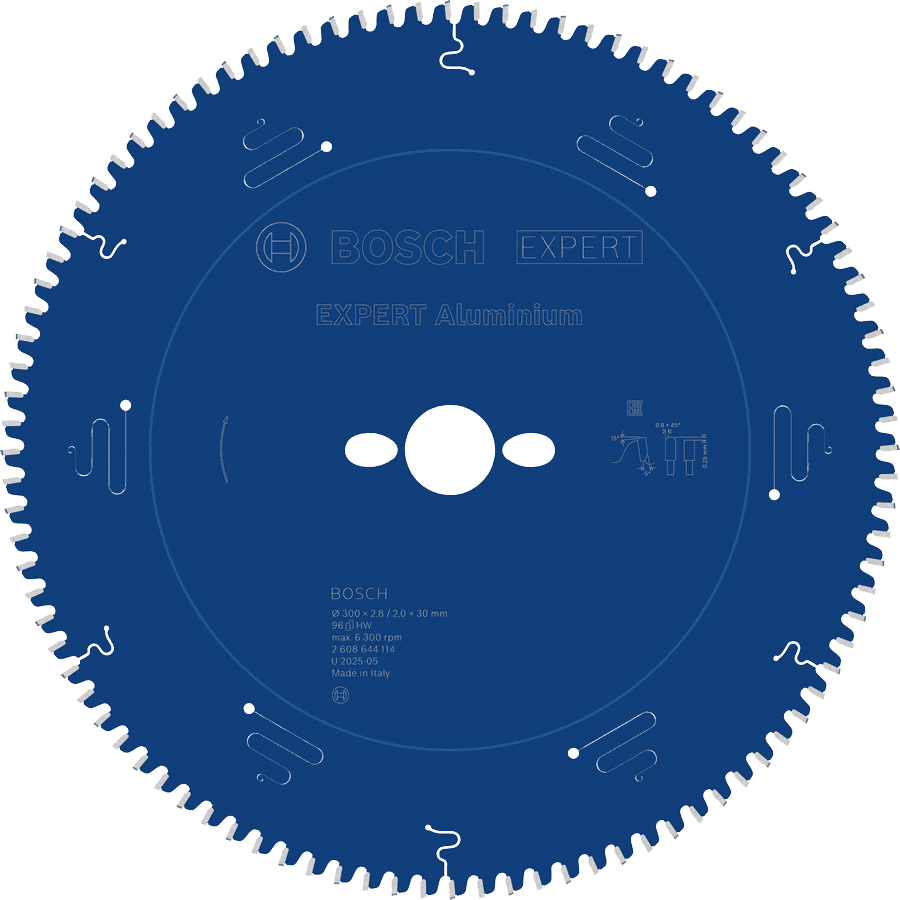 Pilový kotouč Bosch Expert for Aluminium 300 × 30 × 2,8 mm, 96 zubů, 2.608.644.114