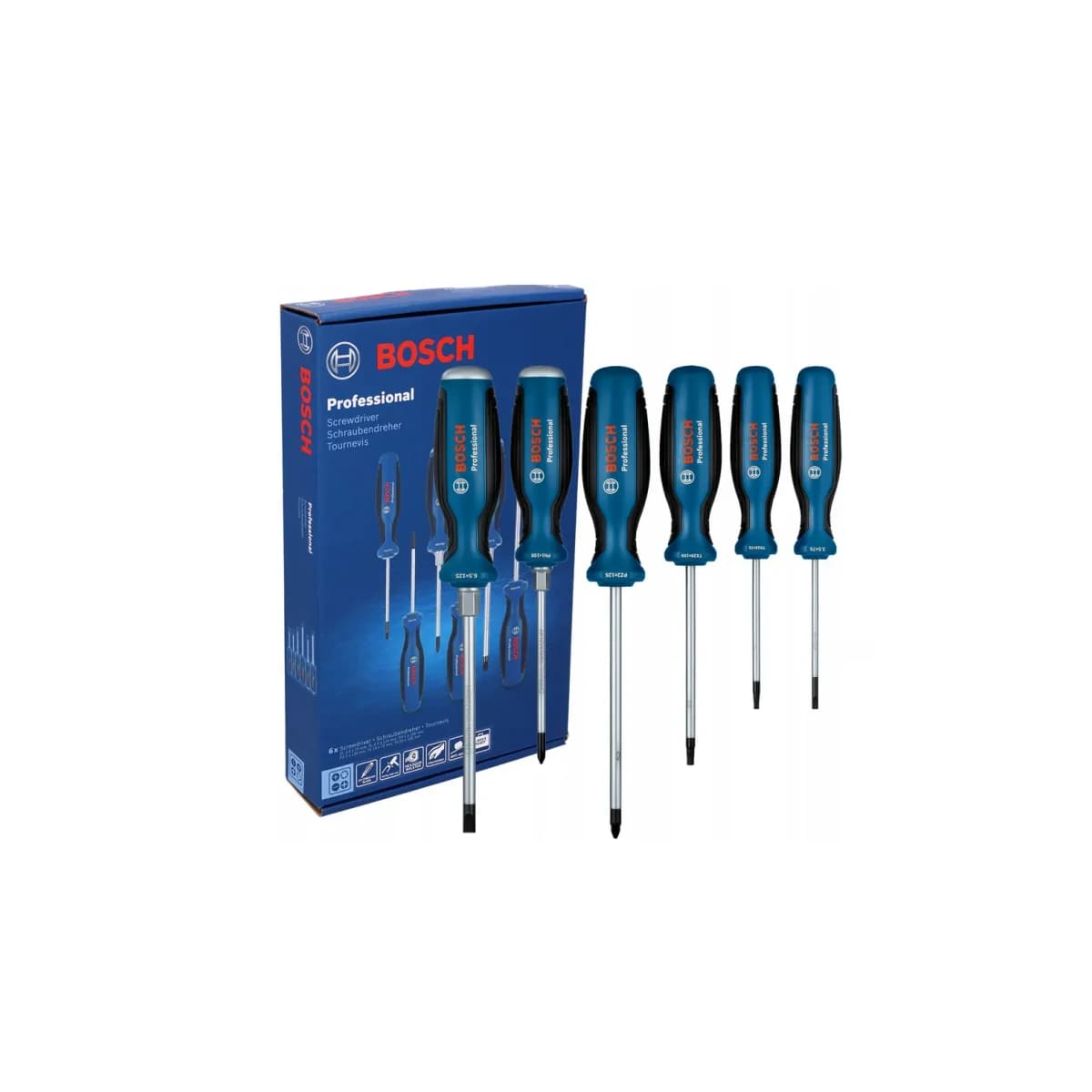 Sada šroubováků 6-dílná SL/PH/PZ BOSCH 1.600.A02.BX7