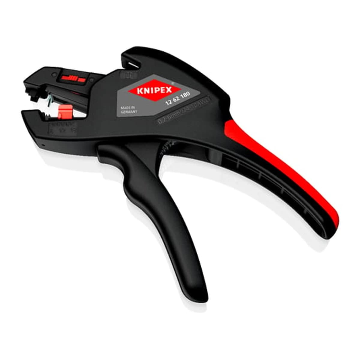 Automatické odizolovací kleště KNIPEX 12 62 180, 0,2–6 mm²