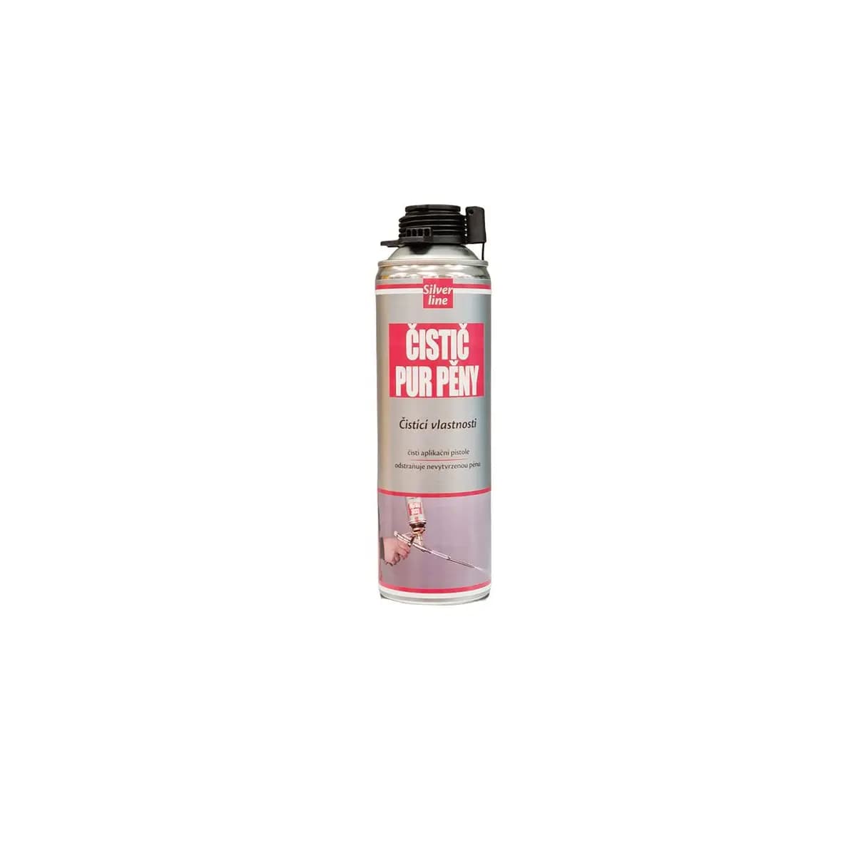 Čistič PUR pěny Silver Line, 500 ml