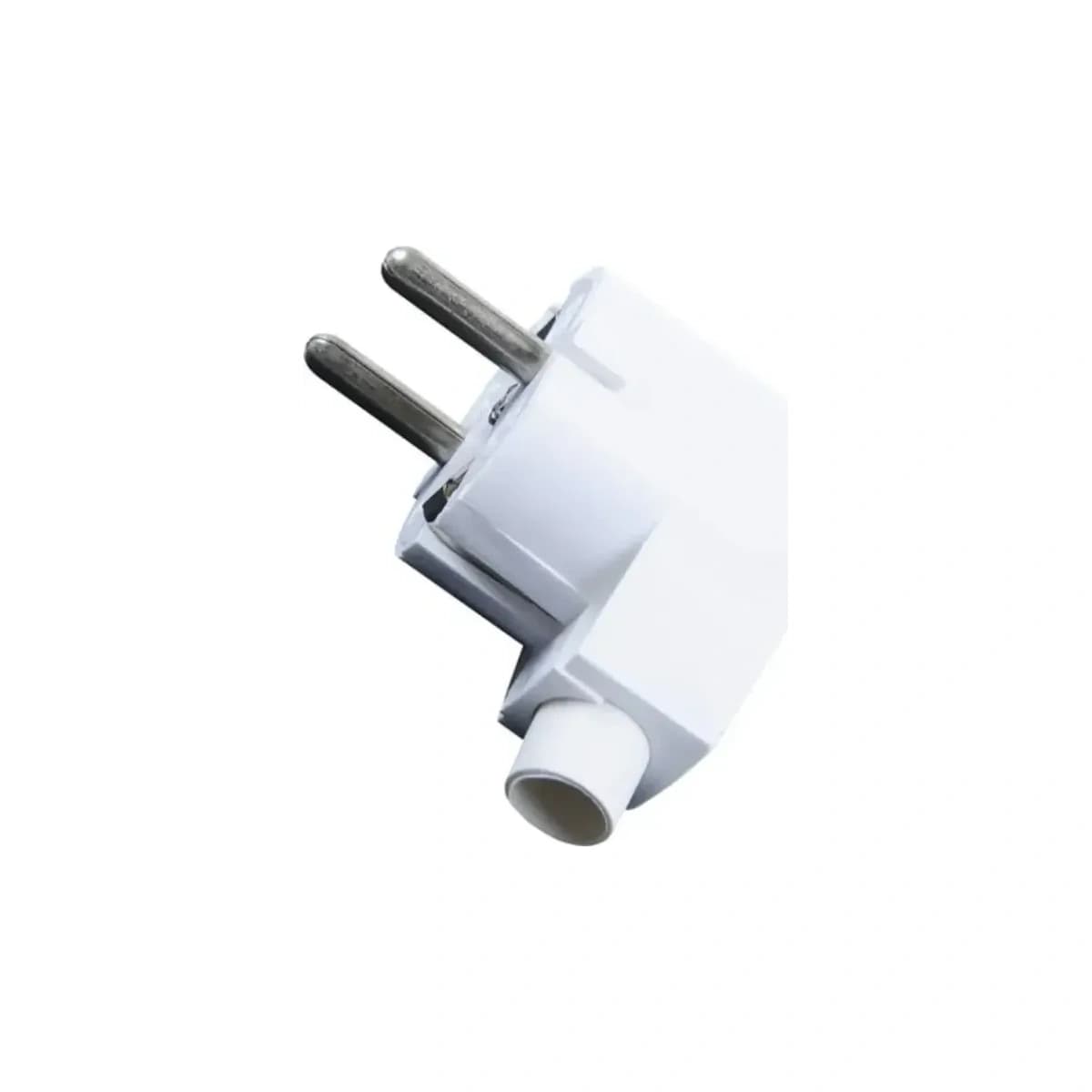 Úhlová vidlice EMOS P0035, bílá, 16 A, 250 V, IP20