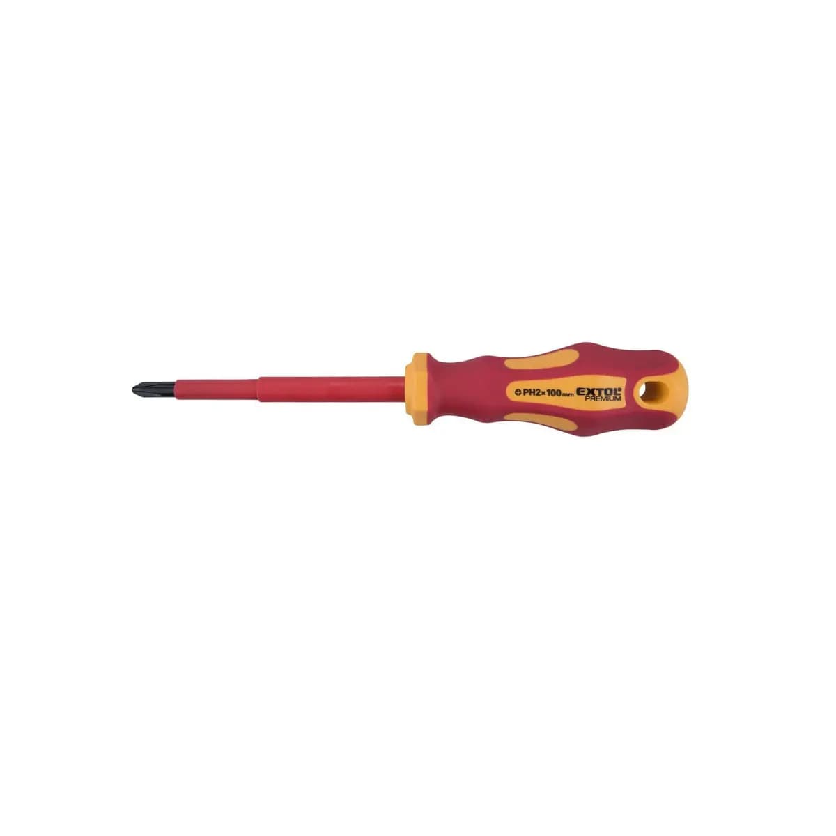 Šroubovák Extol Premium elektrický křížový 1000V, VDE, PH2 x 100mm