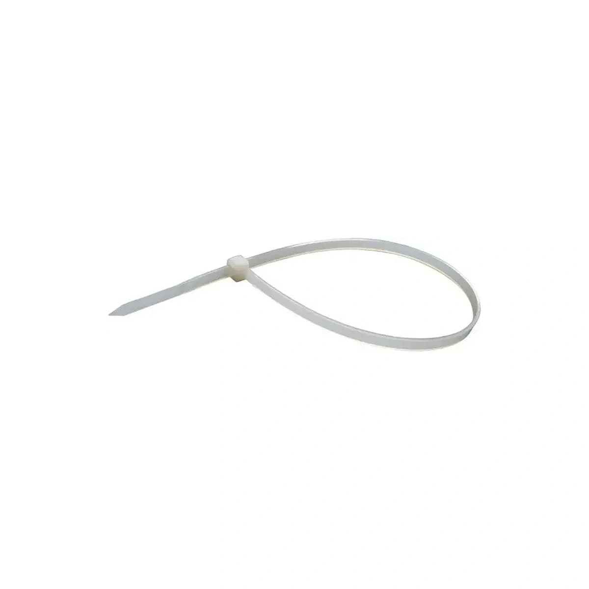 Vázací pásek 300x4.8mm, 50 ks balení, bílý stahovací, 23860