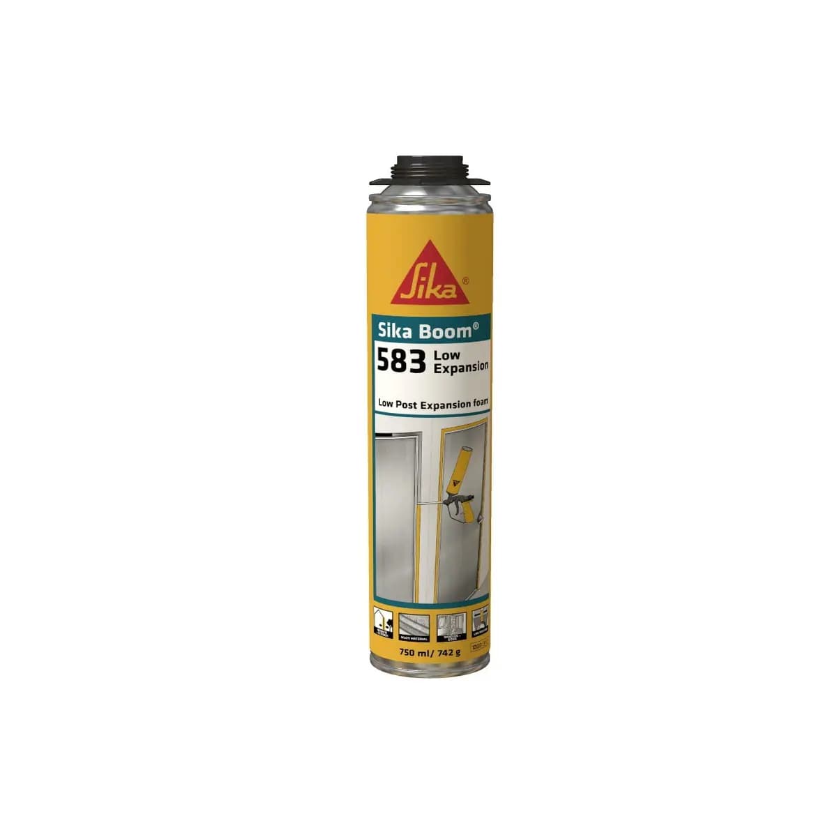 PU pěna Sika Boom-583 Low Expansion, aerosolové balení 750 ml