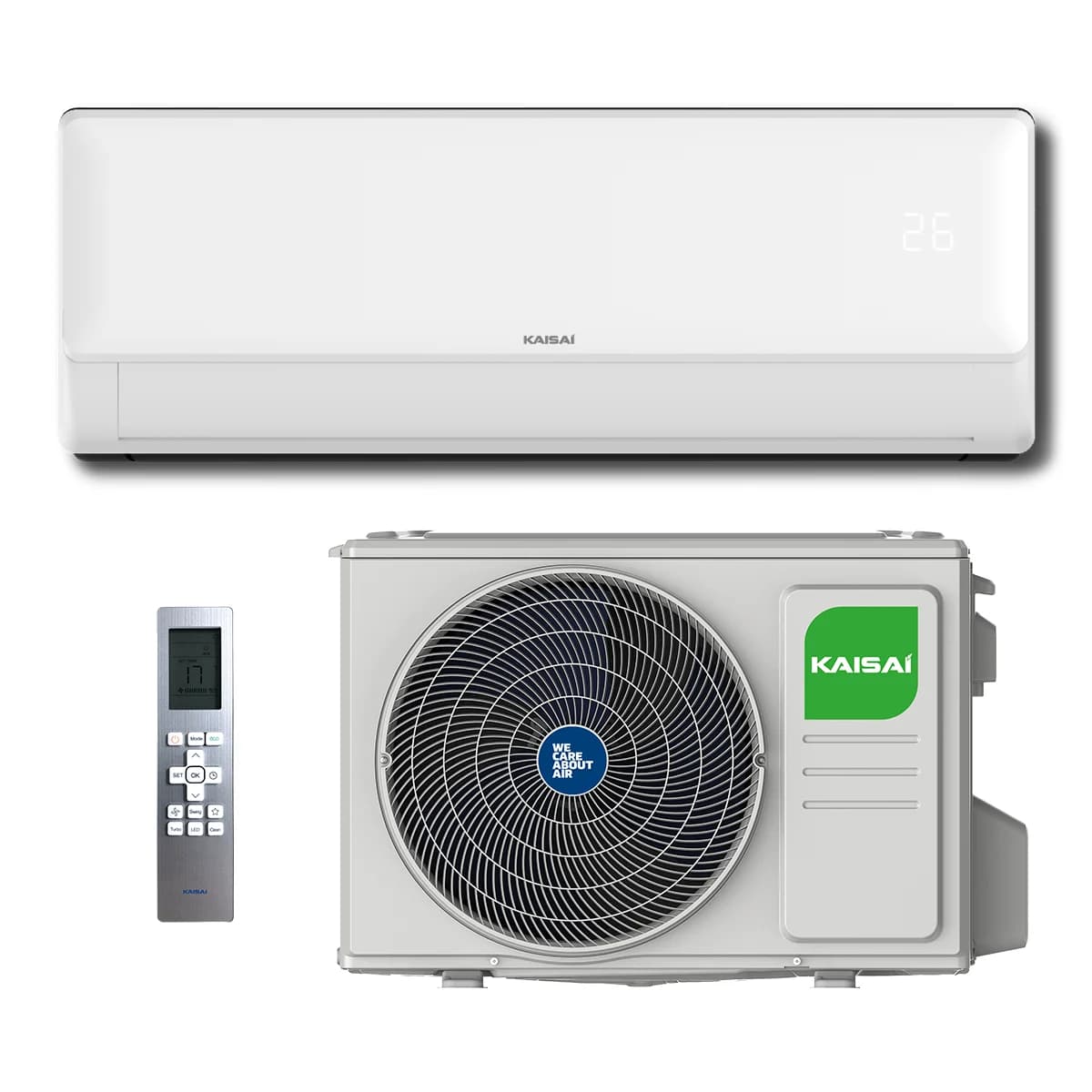 Sada nástěnné klimatizace KAISAI FLY+ 5,2 kW KKOX-18RRA1/KKWX-18RRA1 White